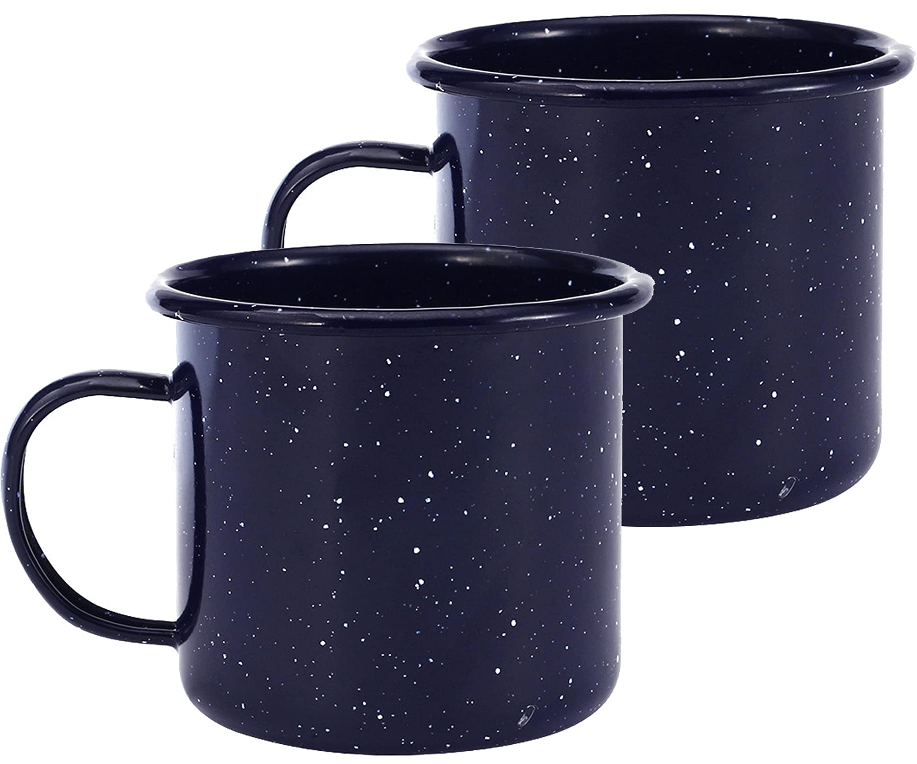 TrailBlazer Gear - Enamel Camping Mug Set (2-Pack)